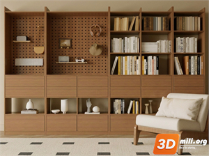 Bookcase Skp Files